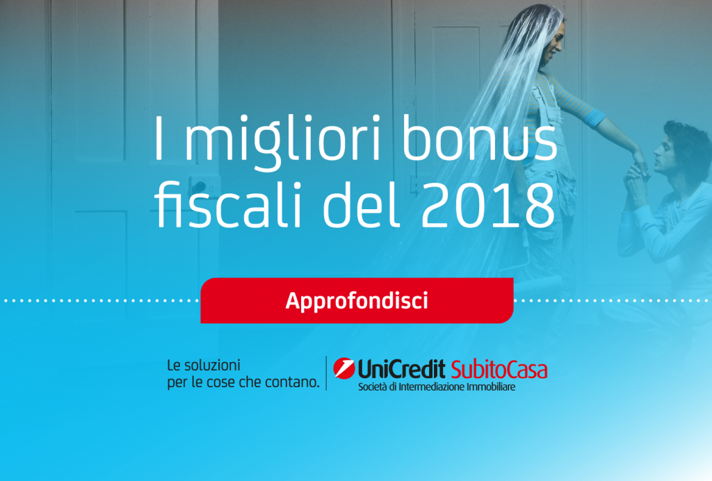 Bonus Casa 2018 UniCredit SubitoCasa